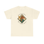 Vintage Lexington Colts T-shirt featuring a horse with baseball bat logo from Blue Grass League in cream heavyweight cotton