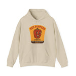 Beige hoodie featuring Paris Red Peppers vintage baseball logo from the East Texas League, soft cotton blend fabric