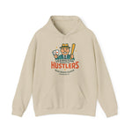 Beige hoodie with Lexington Parkette Hustlers vintage baseball team logo and Blue Grass League text on front
