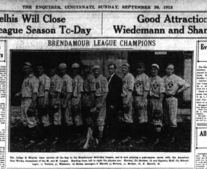 Lodge and shipley baseball team