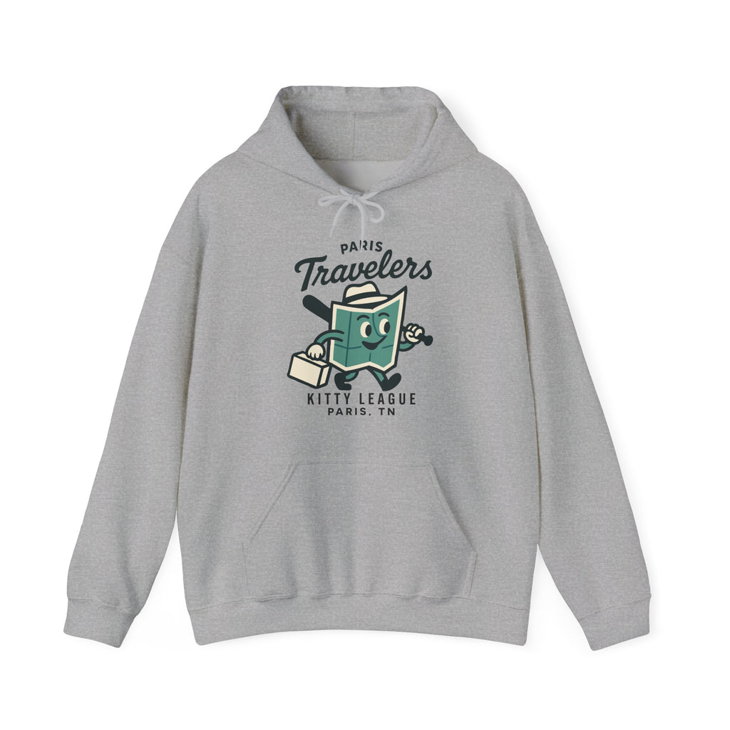 Paris Travelers Hoodie - Vintage Defunct Baseball Teams
