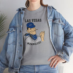 Las Vegas Wranglers T-Shirt (Heavyweight) - Vintage Defunct Baseball Teams - Nevada