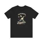 Sacramento Senators T-Shirt (Premium Lightweight) - Vintage Defunct Baseball Teams - California