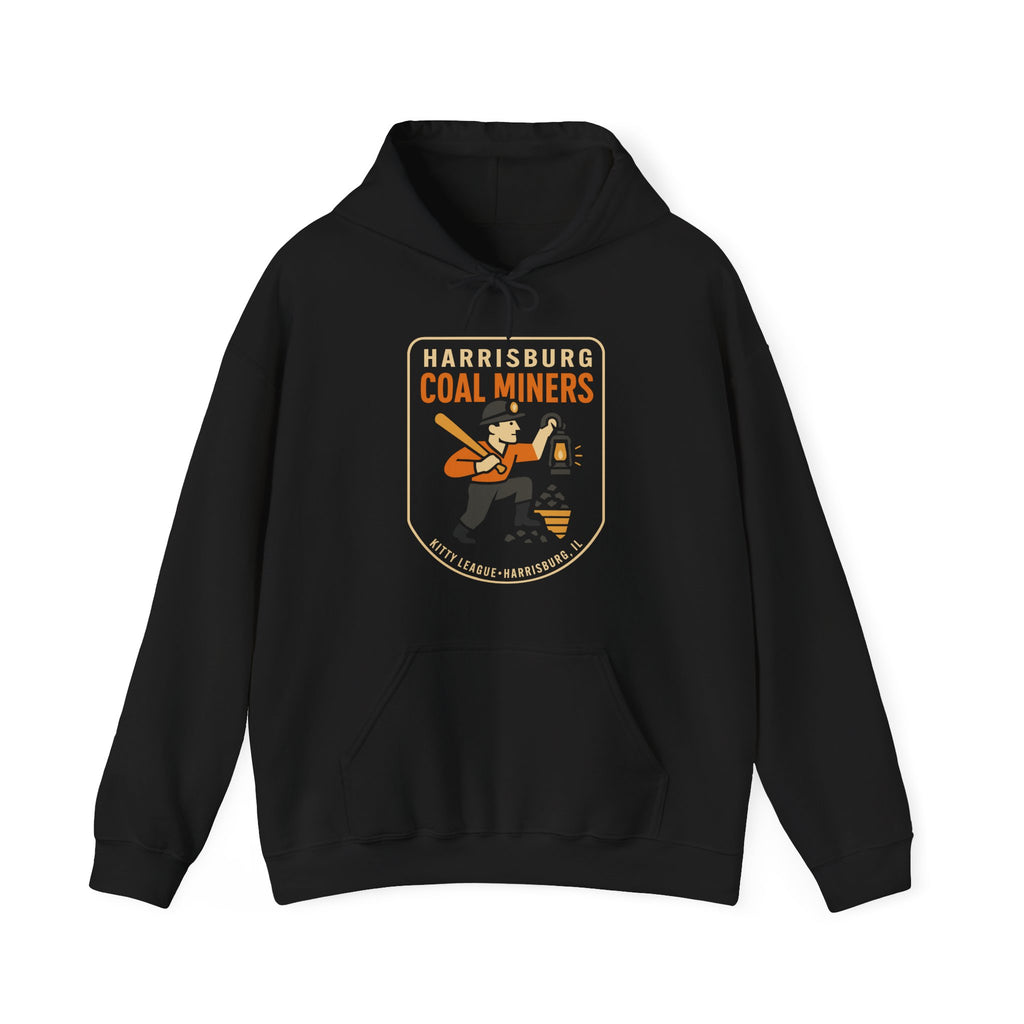 Harrisburg Coal Miners Hoodie - Vintage Defunct Baseball Teams