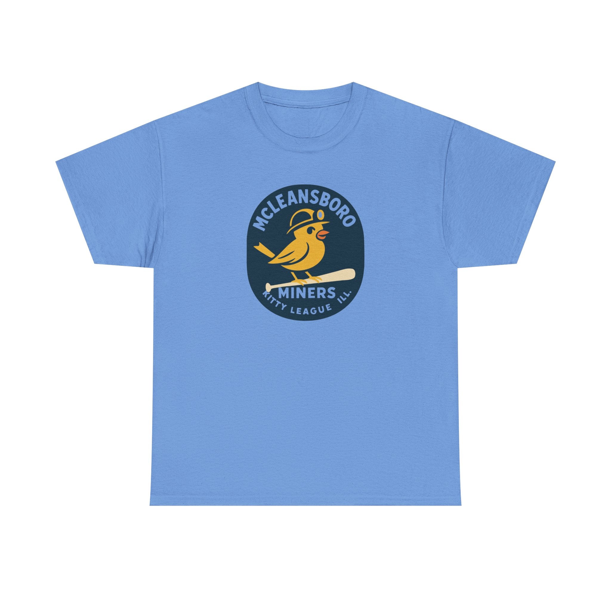 McLeansboro Miners T-Shirt (Heavyweight) - Vintage Defunct Baseball Teams