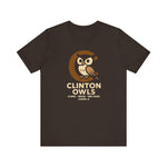 Clinton Owls T-Shirt (Premium Lightweight) - Vintage Defunct Baseball Teams - Iowa