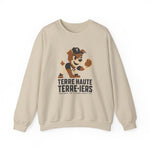 Terre Haute Terre-iers Crewneck Sweatshirt - Vintage Defunct Baseball Teams - Indiana