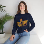 Raleigh Capitals Crewneck Sweatshirt - Vintage Defunct Baseball Teams - North Carolina