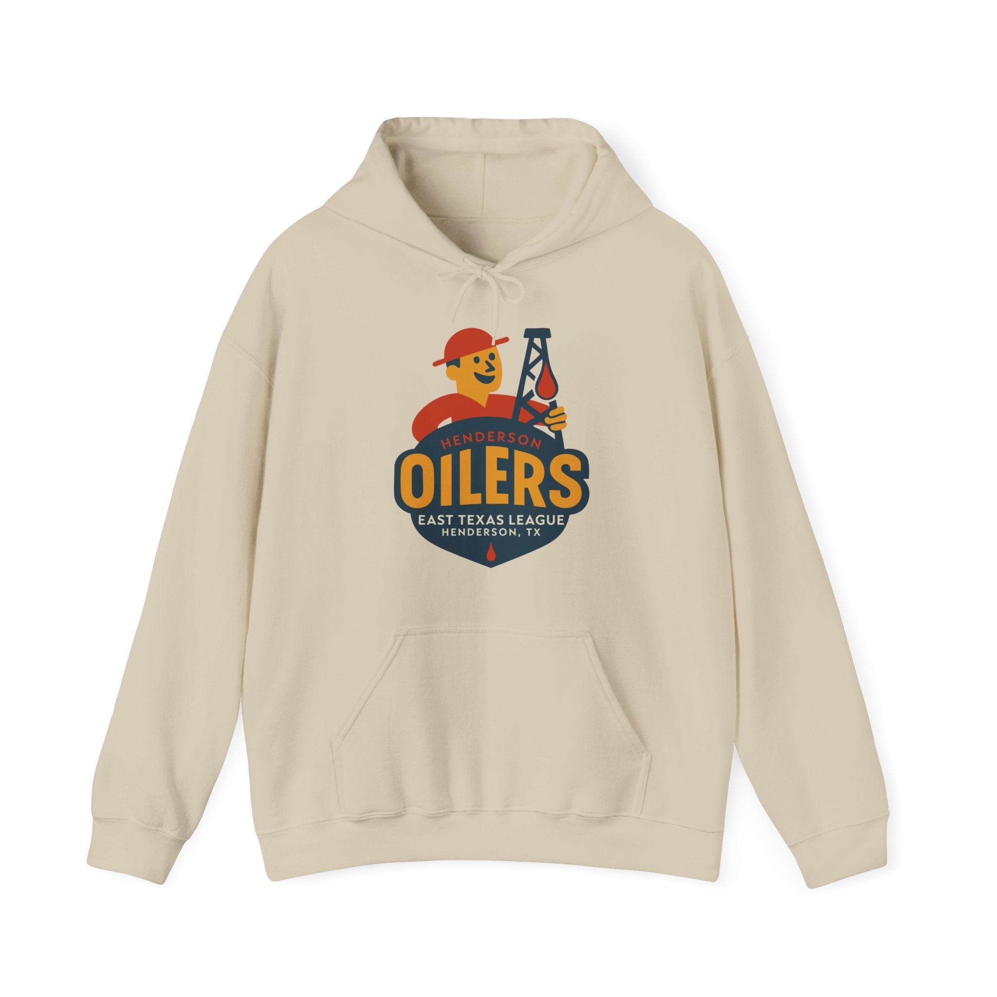 Henderson Oilers Hoodie - Vintage Defunct Baseball Teams