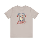 Great Falls Electrics T-Shirt (Premium Lightweight) - Vintage Defunct Baseball Teams - Montana