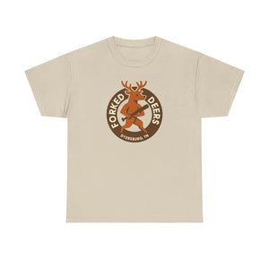 Dyersburg Forked Deers T-Shirt (Heavyweight) - Vintage Defunct Baseball Teams