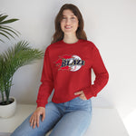 Bakersfield Blaze Crewneck Sweatshirt - Vintage Defunct Baseball Teams - California