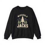 Missoula Timberjacks Crewneck Sweatshirt - Vintage Defunct Baseball Teams - Montana