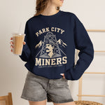 Park City Miners Crewneck Sweatshirt - Vintage Defunct Baseball Teams - Utah