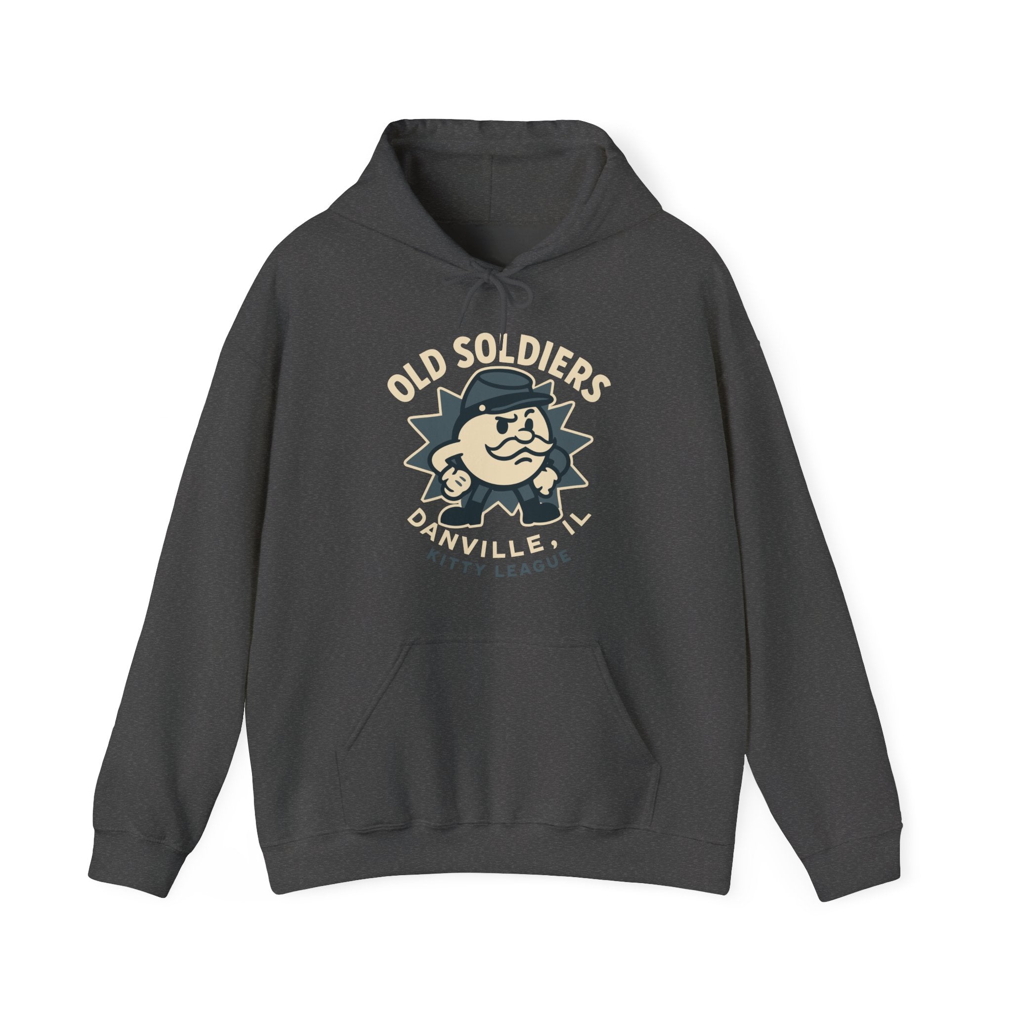 Danville Old Soldiers Hoodie - Vintage Defunct Baseball Teams
