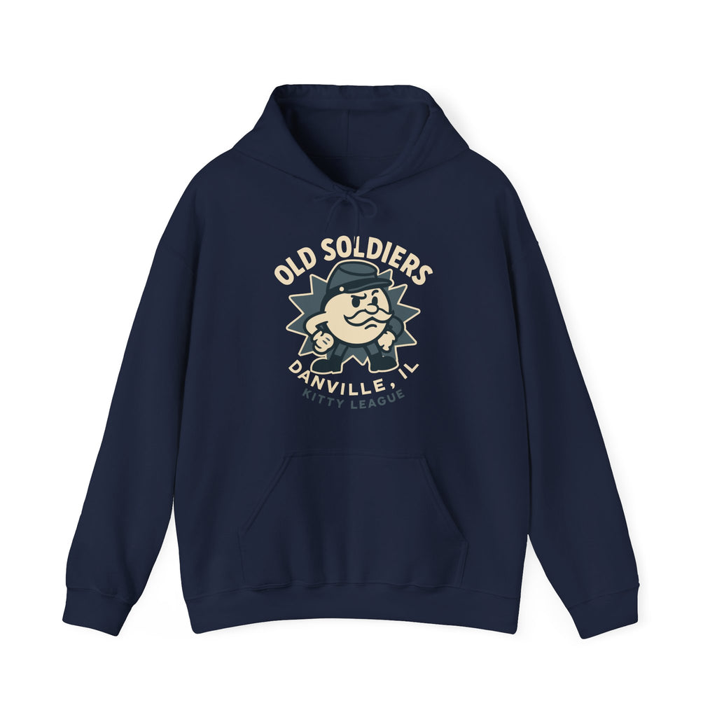 Danville Old Soldiers Hoodie - Vintage Defunct Baseball Teams
