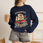 Brunswick Pirates Crewneck Sweatshirt - Vintage Defunct Baseball Teams - Georgia