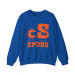 Salinas Spurs Crewneck Sweatshirt - Vintage Defunct Baseball Teams - California