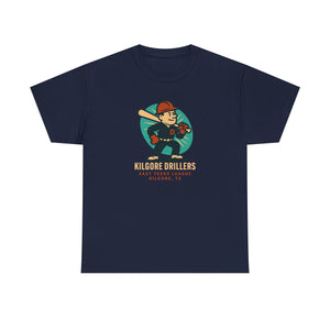 Kilgore Drillers T-Shirt (Heavyweight) - Vintage Defunct Baseball Teams