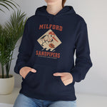 Milford Sandpipers Hoodie - Vintage Defunct Baseball Teams - Delaware