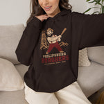 Philipsburg Burgers Hoodie - Vintage Defunct Baseball Teams - Montana