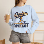 Ogden Spikers Crewneck Sweatshirt - Vintage Defunct Baseball Teams - Utah