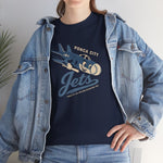 Ponca City Jets T-Shirt (Heavyweight) - Vintage Defunct Baseball Teams - Oklahoma