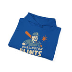 Burlington Flints Hoodie - Vintage Defunct Baseball Teams - Iowa