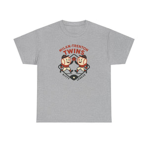Milan-Trenton Twins T-Shirt (Heavyweight) - Vintage Defunct Baseball Teams