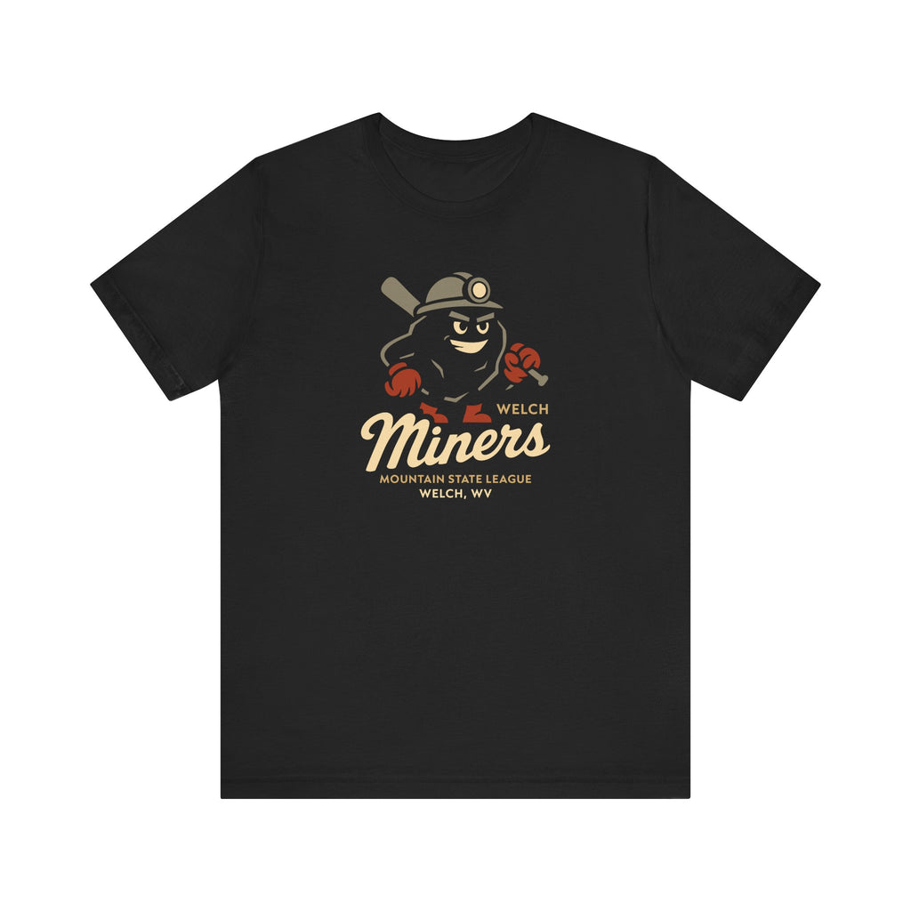 Welch Miners T-Shirt (Premium Lightweight) - Vintage Defunct Baseball Teams