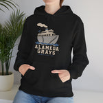 Alameda Grays Hoodie - Vintage Defunct Baseball Teams - California