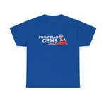 Pocatello Gems T-Shirt (Heavyweight) - Vintage Defunct Baseball Teams - Idaho