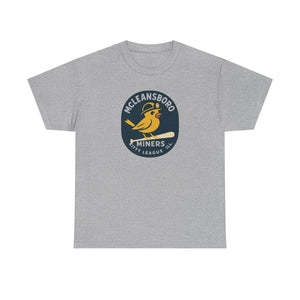 McLeansboro Miners T-Shirt (Heavyweight) - Vintage Defunct Baseball Teams