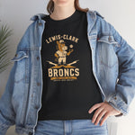 Lewiston Broncs T-Shirt (Heavyweight) - Vintage Defunct Baseball Teams - Idaho