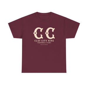 Clay City Nine T-Shirt (Heavyweight) - Vintage Defunct Baseball Teams