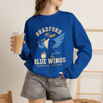 Bradford Blue Wings Crewneck Sweatshirt - Vintage Defunct Baseball Teams - Pennsylvania