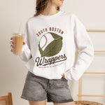 South Boston Wrappers Crewneck Sweatshirt - Vintage Defunct Baseball Teams - Virginia
