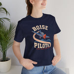 Boise Pilots T-Shirt (Premium Lightweight) - Vintage Defunct Baseball Teams - Idaho