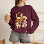 Wilson Tobs Crewneck Sweatshirt - Vintage Defunct Baseball Teams - North Carolina
