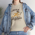 Lincoln Antelopes T-Shirt (Heavyweight) - Vintage Defunct Baseball Teams - Nebraska