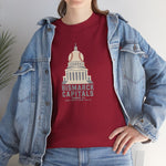 Bismarck Capitals T-Shirt (Heavyweight) - Vintage Defunct Baseball Teams - North Dakota
