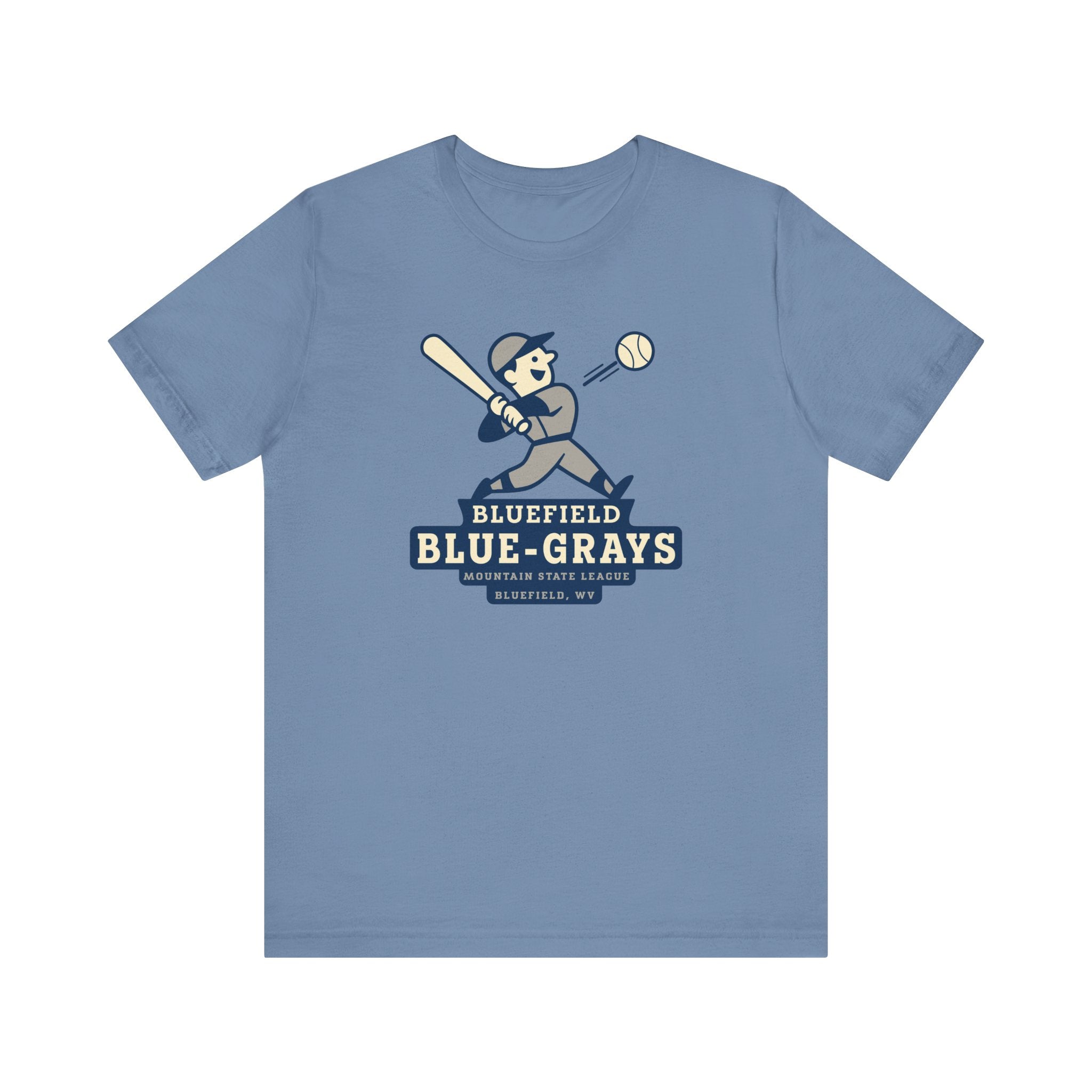 Bluefield Blue-Grays T-Shirt (Premium Lightweight) - Vintage Defunct Baseball Teams
