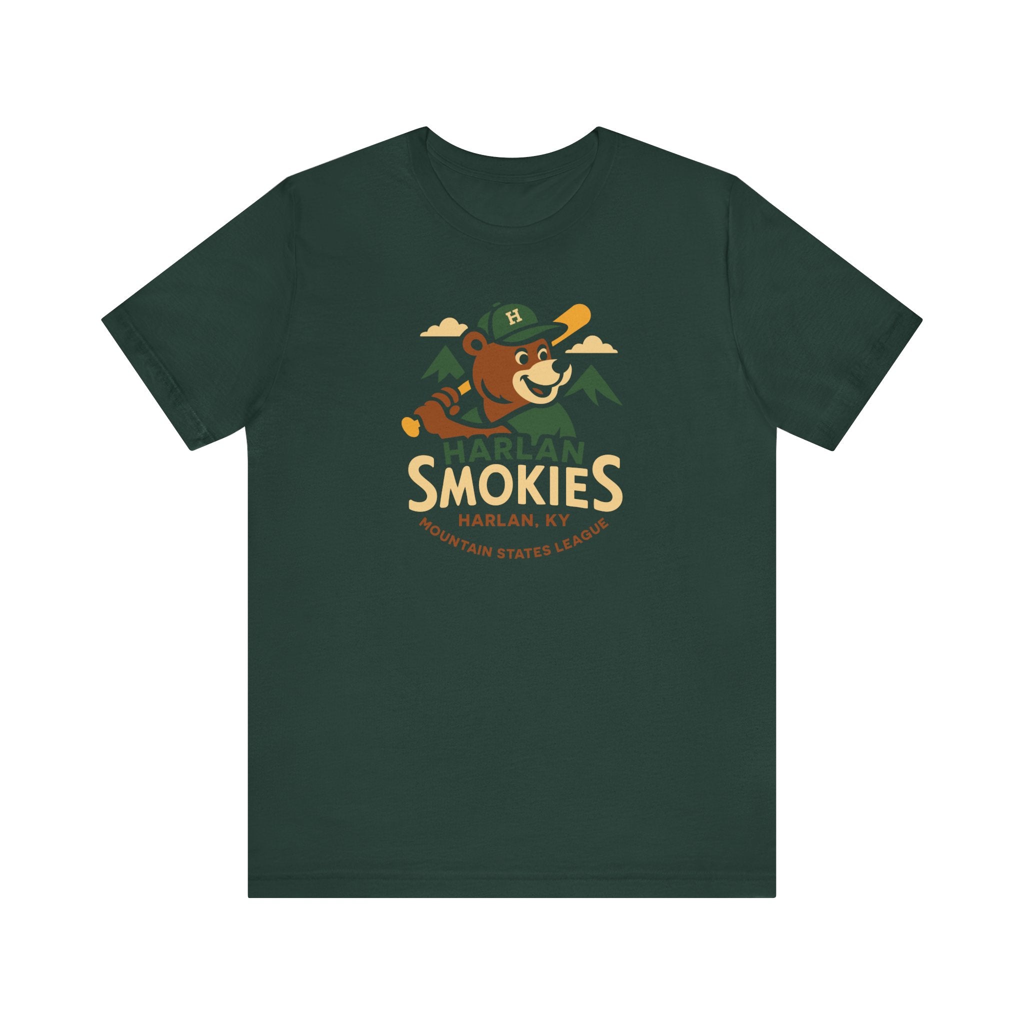 Harlan Smokies T-Shirt (Premium Lightweight) - Vintage Defunct Baseball Teams