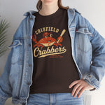 Crisfield Crabbers T-Shirt (Heavyweight) - Vintage Defunct Baseball Teams - Maryland