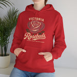 Victoria Rosebuds Hoodie - Vintage Defunct Baseball Teams - Texas