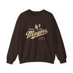 Jackson - Ionia Mayors Crewneck Sweatshirt - Vintage Defunct Baseball Teams - Michigan