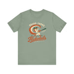 Grand Forks Flickertails T-Shirt (Premium Lightweight) - Vintage Defunct Baseball Teams - North Dakota