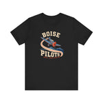 Boise Pilots T-Shirt (Premium Lightweight) - Vintage Defunct Baseball Teams - Idaho