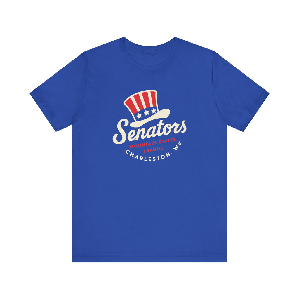 Charleston Senators T-Shirt (Premium Lightweight) - Vintage Defunct Baseball Teams