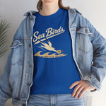 Jacksonville Beach Sea Birds T-Shirt (Heavyweight) - Vintage Defunct Baseball Teams - Florida